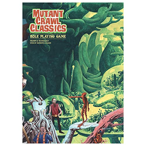 Goodman Games Mutant Crawl Classics: RPG Peter Mullen Cover - Hardcover Book, RPG