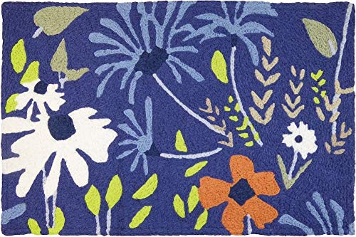 Home Comfort SKPELL Jellybean Prairie Garden Garden Indoor/Outdoor Machine Washable 21" x 33" Accent Rug