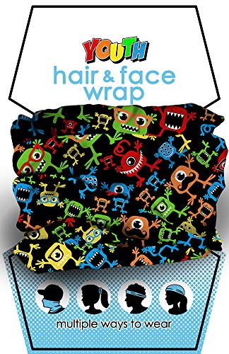 Spoontiques Spoontiques Monsters Youth Hair/face Wrap, 1 count