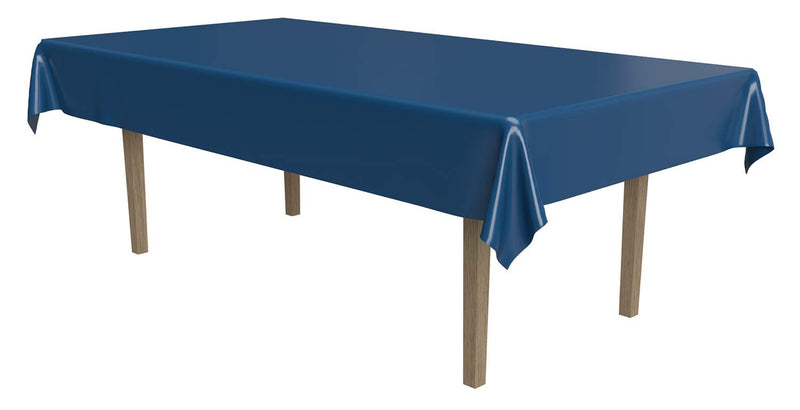 Beistle 54-Inch by 108-Inch Rectangular Tablecover, Blue