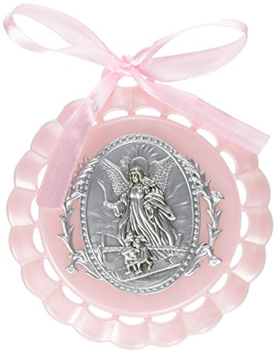 Roman Baby Cradle Medal in Gift Box (Pink)