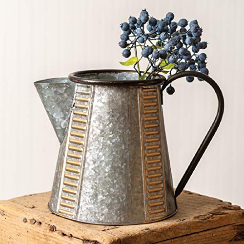 CTW Home Collection 550086 Copper and Galvanized Pitcher