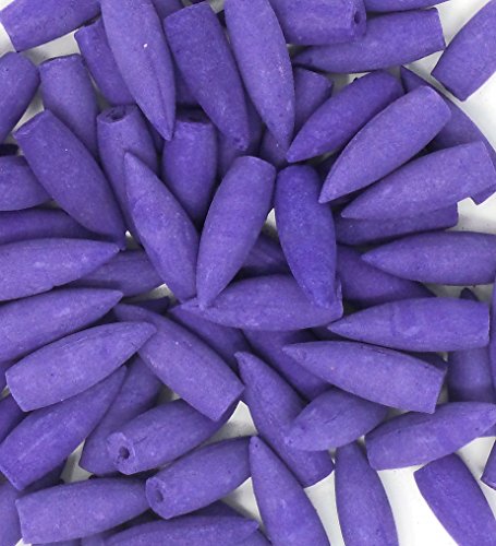 Kheops International Natural Backflow Incense Cones (70 Pack) (Lavender)