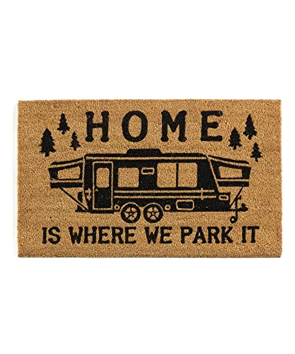 Giftcraft 716701 Camper and Sentiment Door Mat, 30-inch Length
