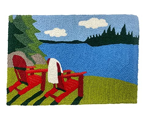 Home Comfort Lake Life Jellybean Accent Rug Lake Themed Rug 20"x30" Doormat