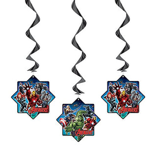 Unique Industries 26" Hanging Avengers Decorations, 3ct