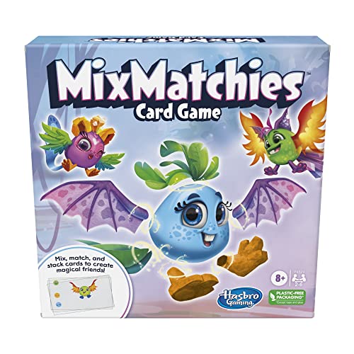 Hasbro MixMatchies Card Game, Kids Game, Family Game for Ages 8 and Up, 2 to 6 Players