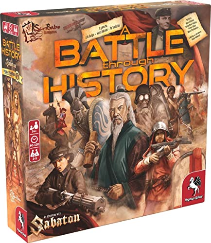 Pegasus Spiele Store A Battle Through History - Board Game by Pegasus Spiele 2-5 Players ‚Äì Board Games for Family ‚Äì 60-120 Minutes of Gameplay ‚Äì Games for Family Game Night ‚Äì Teens and Adults Ages 14+ - English Version