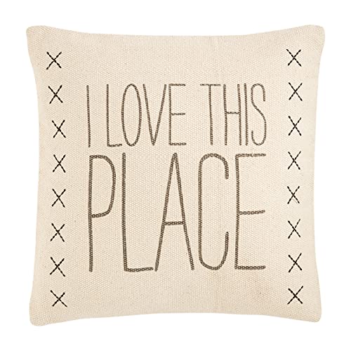 Mud Pie Love This Home Throw Pillow, 20-inch