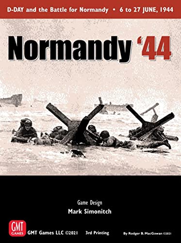 GMT Games Normandy '44, D-Day and The Battle for Normandy, 6-27 June 1944 Board Game