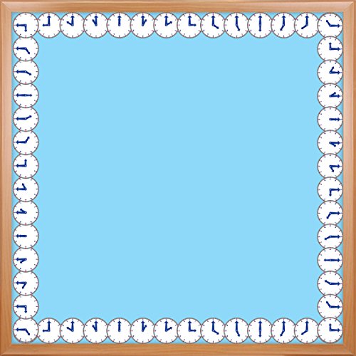 Hygloss Products, Inc Clocks Bulletin Board (33632)