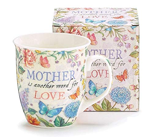 burton + BURTON Mug Mother Is Another Word For Love Imprint Multi Color Flowers