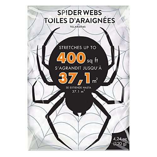 Amscan Giant Fake Spider Webs - 4.24 oz, White, 1 Pc