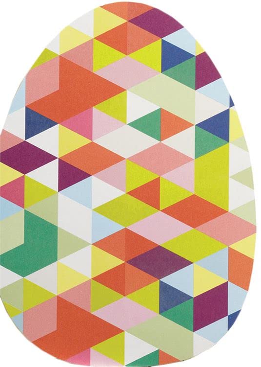 Design Design 100-79470 Trend Pattern Egg Easter Greeting Card