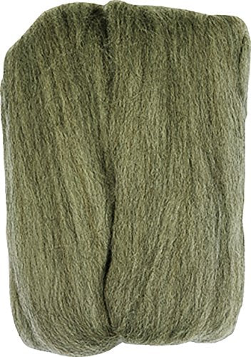 CLOVER Natural Wool Roving, Ash