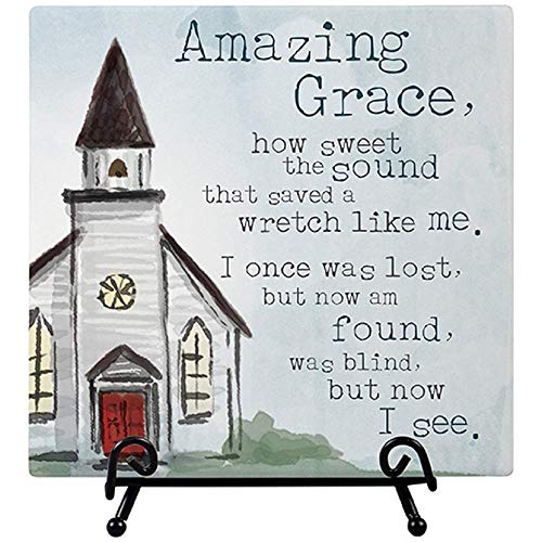 Carson Amazing Grace Easel Plaque