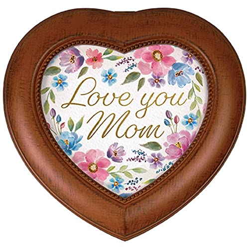 Carson Home 17888 Love You Mom Music Box, 5.5-inch Width