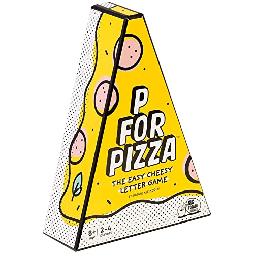 Spin Master P for Pizza: A Word Race to Build a Giant Pizza Slice | Best New Family Board Games