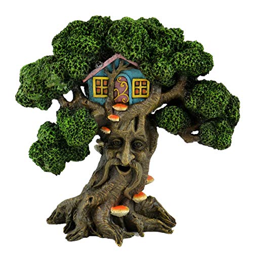 Midwest Design Imports Face and a Tree House, 10", Multicolor