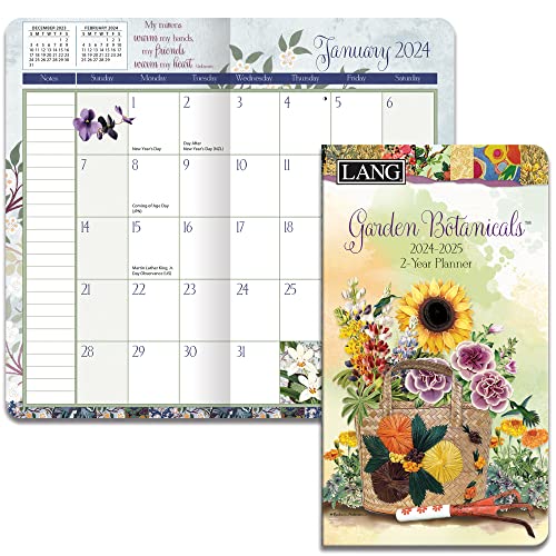 LANG Garden Botanicals 2024 Two Year Planner (24991071103)