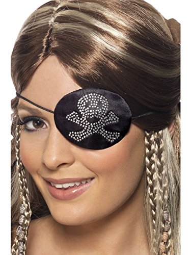 Smiffys Pirate Diamante Eyepatch Costume Accessory