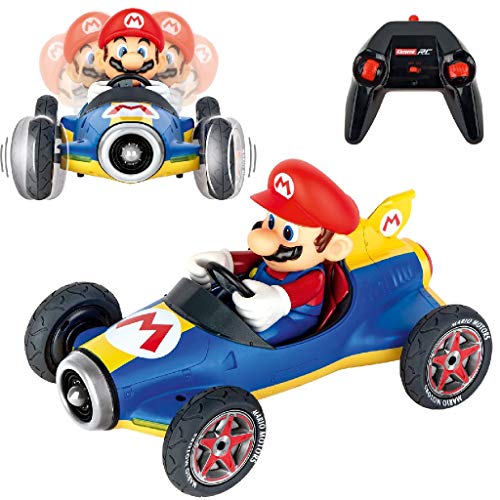 Carrera 181066 RC Official Licensed Kart Mach 8 Mario 1: 18 Scale 2.4 Ghz Remote Radio Control Car with Rechargeable Lifepo4 Battery - Kids Toys Boys/Girls