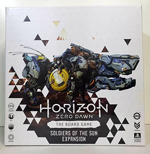 Steamforged Games Horizon Zero Dawn: The Soldiers of The Sun Expansion ‚Äì A Board Game Expansion by Steamforged Games ‚Äì 60-90 Mins of Gameplay ‚Äì Family Game Night ‚Äì Teens & Adults Ages 14+ - English