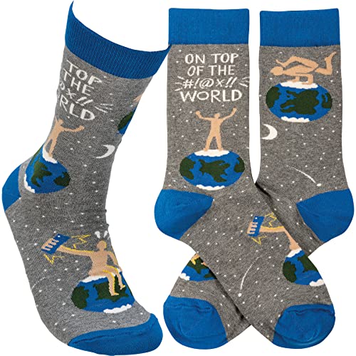Primitives by Kathy 113088 On Top of the World Socks, Muticolor