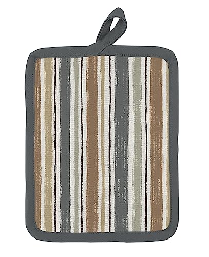 MUkitchen Designer Print Potholder, 9-inch Length, Our Home, for Everyday, Kitchen Use