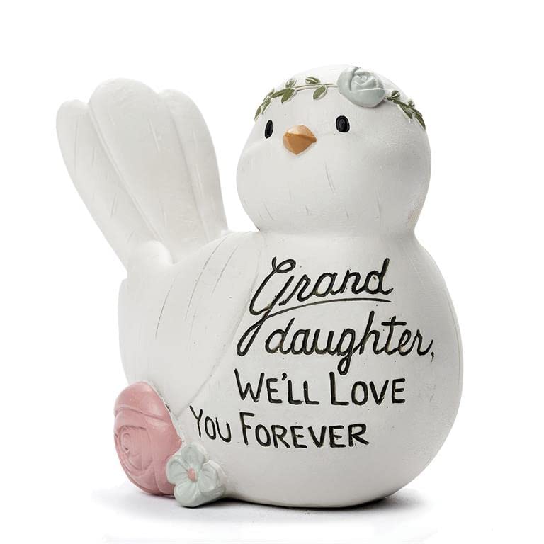 Blossom Bucket Granddaughter Graceful Sentiments Bird Figurine, 3.25-inch Length, Resin