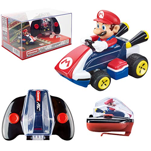 Carrera RC Nintendo Mario Kart 2.4 GHz Mini Collectible Radio Remote Control Toy Car Vehicle - Mario