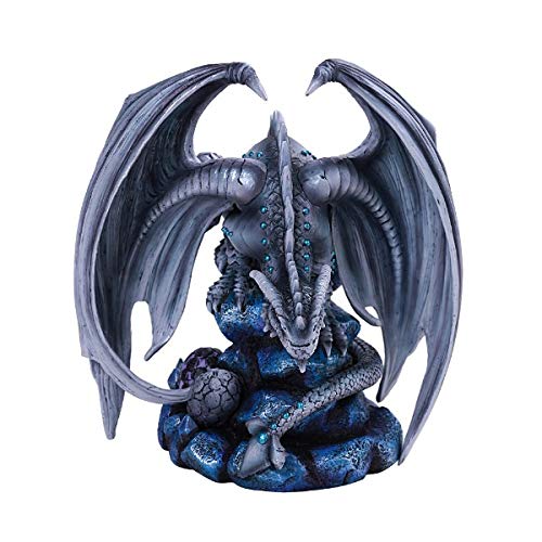 Pacific Trading Giftware Anne Stokes Age of Dragons Rock Dragon with Butterfly Home Tabletop Decorative Resin Figurine