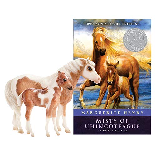 Breyer Horses Breyer Traditional Series Misty & Stormy Model & Book Set | 2 Horse and Book Gift Set | 1:9 Scale | Model 