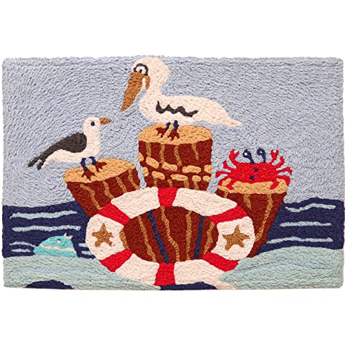Home Comfort Jellybean Sea Patrol Accent Washable Rug 20" x 30" Doormat