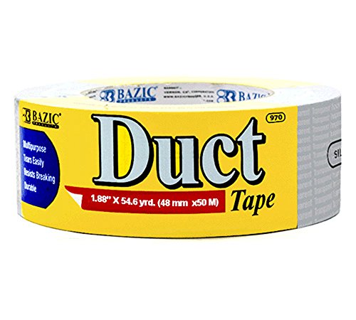 BAZIC 1.88" X 60 Yards Silver Duct Tape