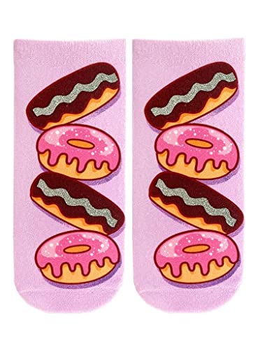 Living Royal 143G Donut Happy Ankle Socks, 7.5-inch Length