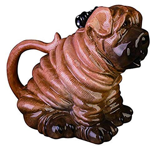 Blue Sky Clayworks Clayworkss Shar Pei Teapot, Multi