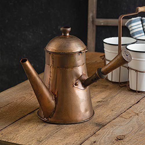 CTW Copper Finish Coffee Pot with Handle