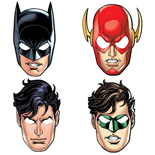 Unique Industries Justice League Party Masks, 8ct