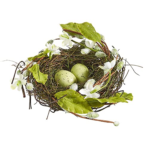 RAZ Imports Floral Nest, 8.5 inches