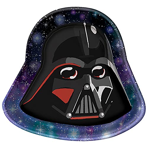 Amscan 5512702 Star Wars Galaxy 7" Shaped Plate