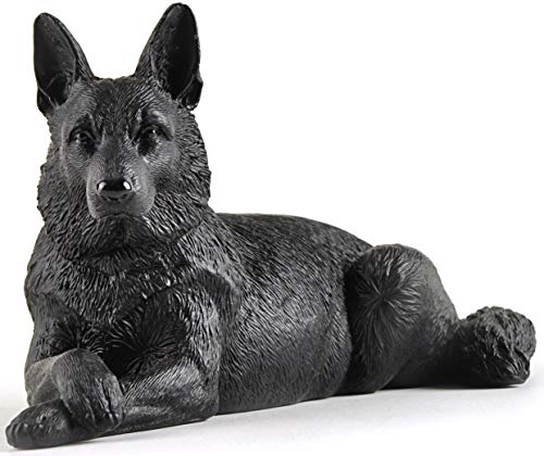 Boulevard East Concepts Black German Shepherd Dog Breed Collectible Figurine