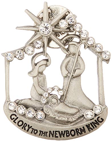 Cathedral Art CP812 Nativity Decorative Pin, 1-3/4-Inch
