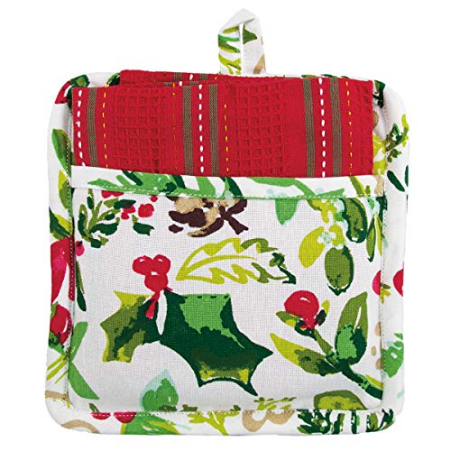 LANG Christmas Greens Potholder with Towel Gift Set (2192011)