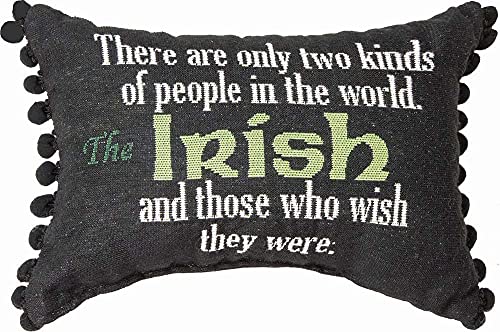 Manual Woodworker Irish Shenanigans Pillow - Irish Pillow - Irish Home Dcor, 12 1/2 x 8 1/2 Inches