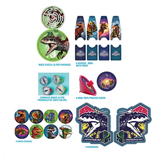 amscan Jurassic World Assorted Party Favors, 48 Ct.