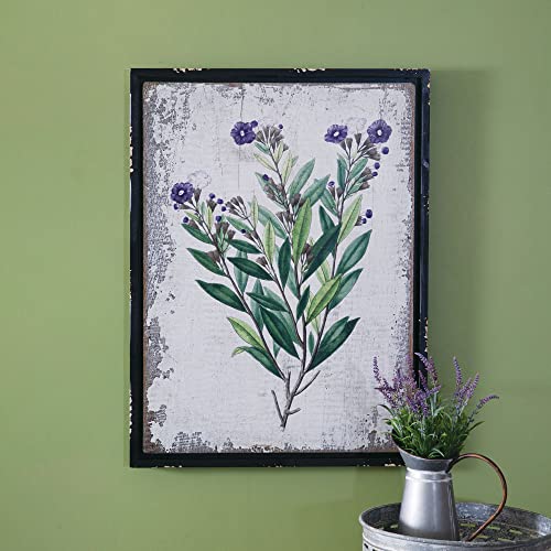 CTW Home Collection 530558 Botanical Wild Indigo Wall Decor 31-inch Height