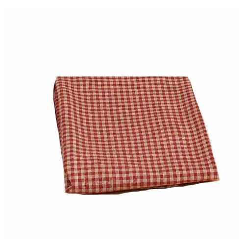Home Collection by Raghu Newbury Gingham Barn Red Towel, 18 by 28" Set of 6