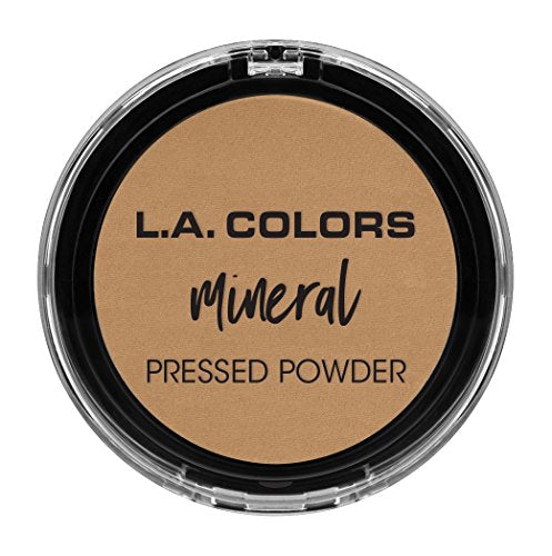 L.A. Girl COLORS Mineral Pressed Powder, Warm Caramel, 1 Ounce