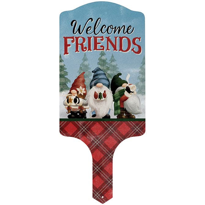 Carson Home Welcome Friends Garden Stake, 15.5-inch Height